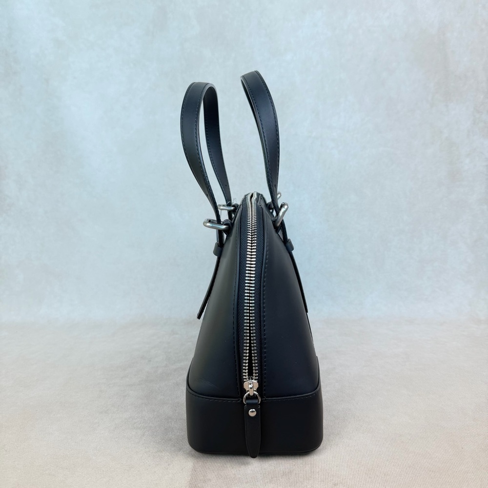 Authentic Burberry Japan Exclusive Leather Top Handle Bag Nova Check Lining - Picture 6 of 17